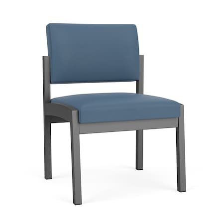 Lesro Lenox Armless Guest Chair, 22.5 in W 24.5 in L 32 in H LS1102